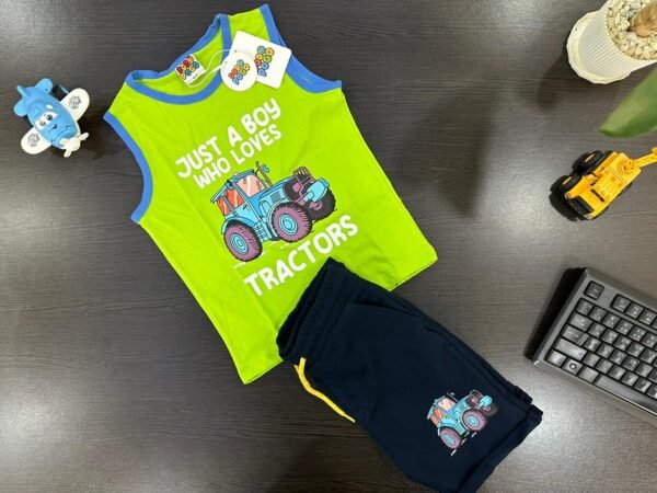 Tractor Love Set – For Little Machine Fans (Neon Green Edition)