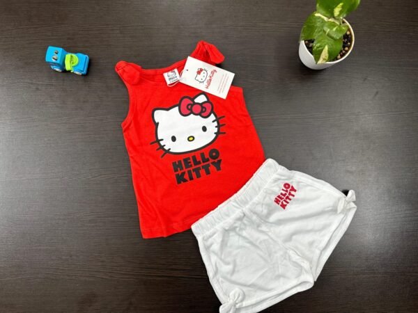 Hello Kitty Summer Set – Cutest Combo for Your Little Princess! (Red+White Edition)