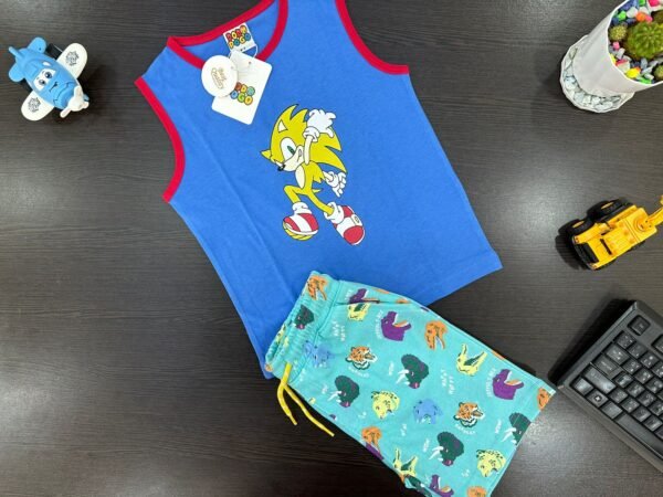 Sonic Sprint Printed Premium Maggie Set– Blue Edition
