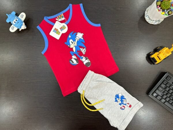 Sonic Sprint Printed Premium Maggie Set– Red Edition
