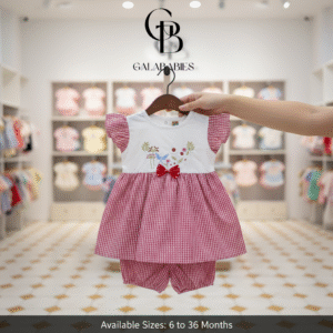 🎀𝖢𝗁𝖺𝗋𝗆𝗂𝗇𝗀 𝖢𝗁𝖾𝖼𝗄𝖾𝗋𝖾𝖽 𝖡𝖺𝖻𝗒 𝖮𝗎𝗍𝖿𝗂𝗍🎀 (pink & white)