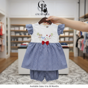 🎀𝖢𝗁𝖺𝗋𝗆𝗂𝗇𝗀 𝖢𝗁𝖾𝖼𝗄𝖾𝗋𝖾𝖽 𝖡𝖺𝖻𝗒 𝖮𝗎𝗍𝖿𝗂𝗍🎀 (Blue & white)