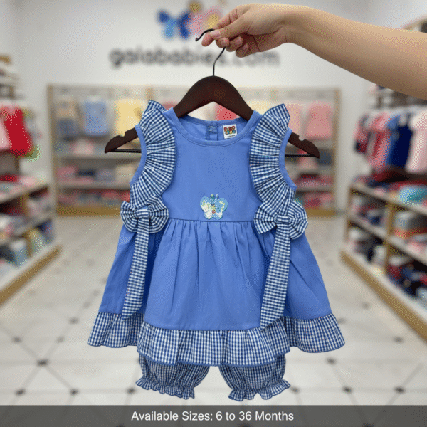 Baby Girl Butterfly Bow Dress Set